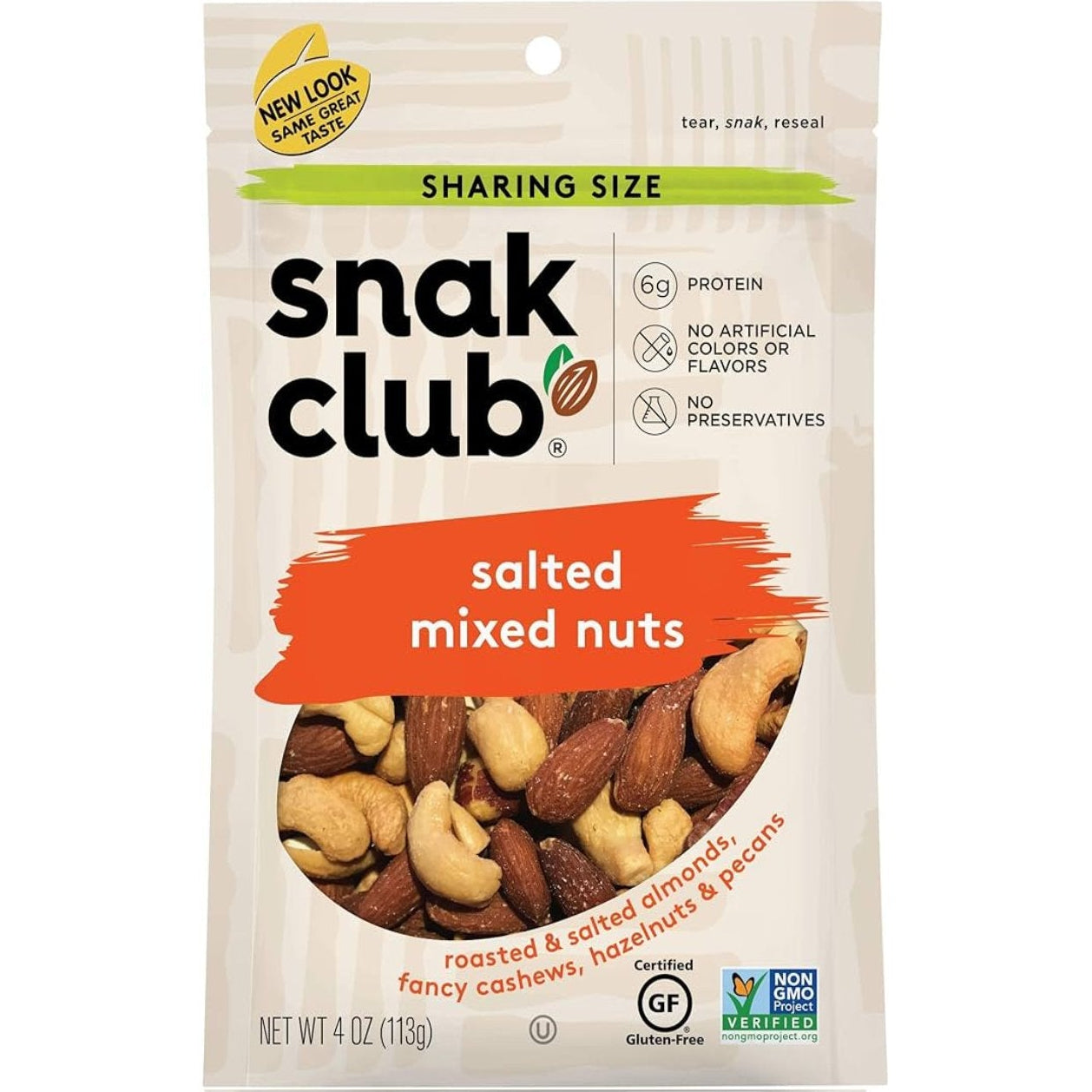 Snak Club: Salted Mixed Nuts 6 bags image 0
