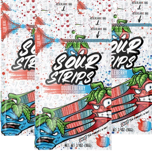 Sour Strips Doubleberry 3.7 OZ 1pcs image 0