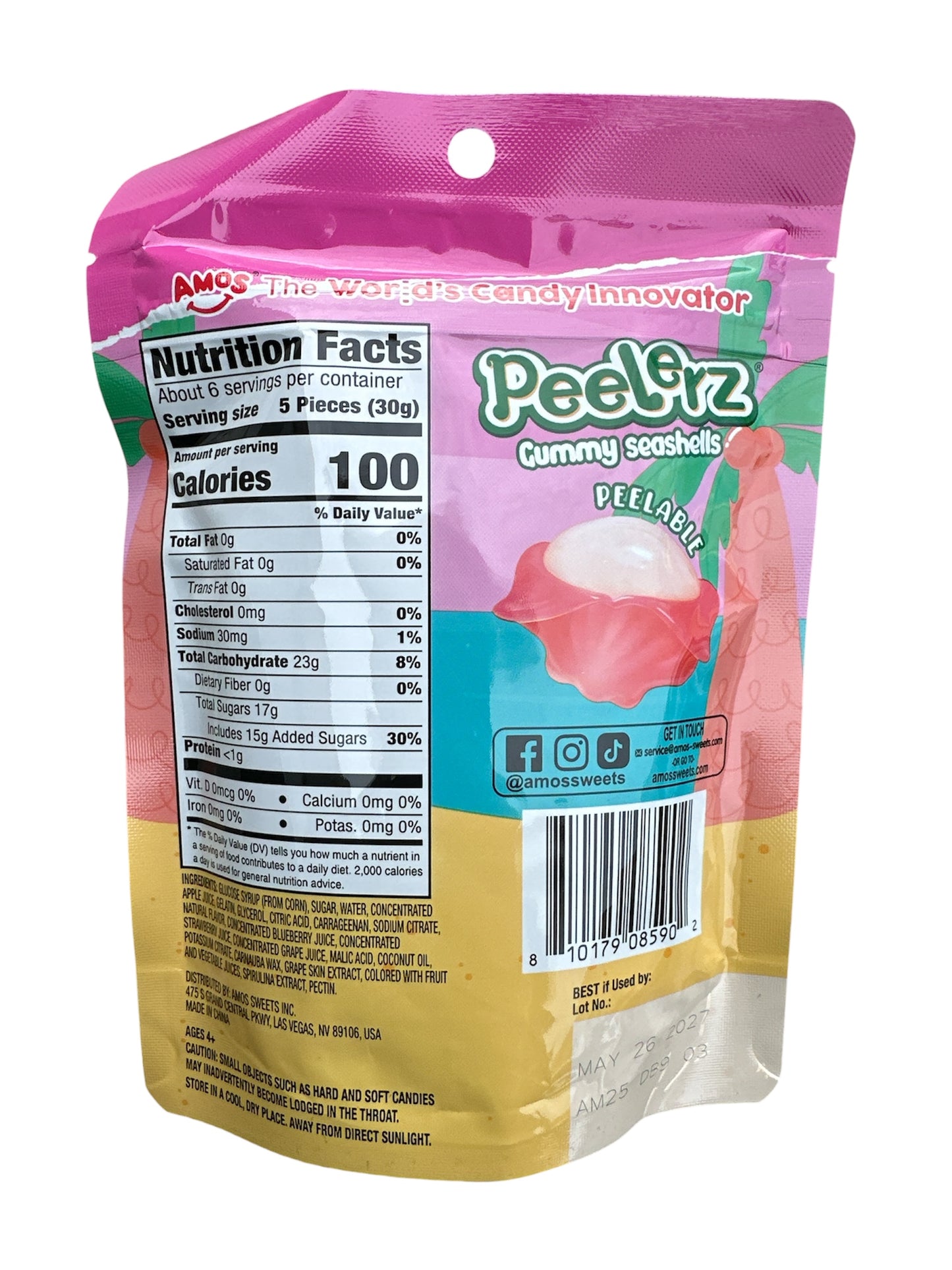 Peelerz Seashells 6 oz bag