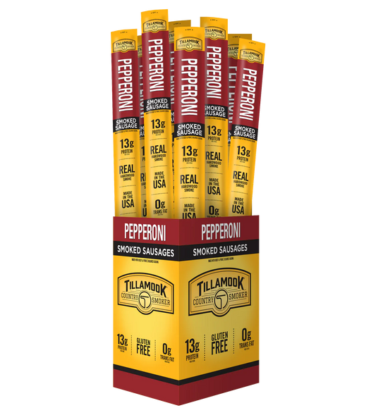 Tillamook Smoked Sausages - Pepperoni - 24 pcs image 0