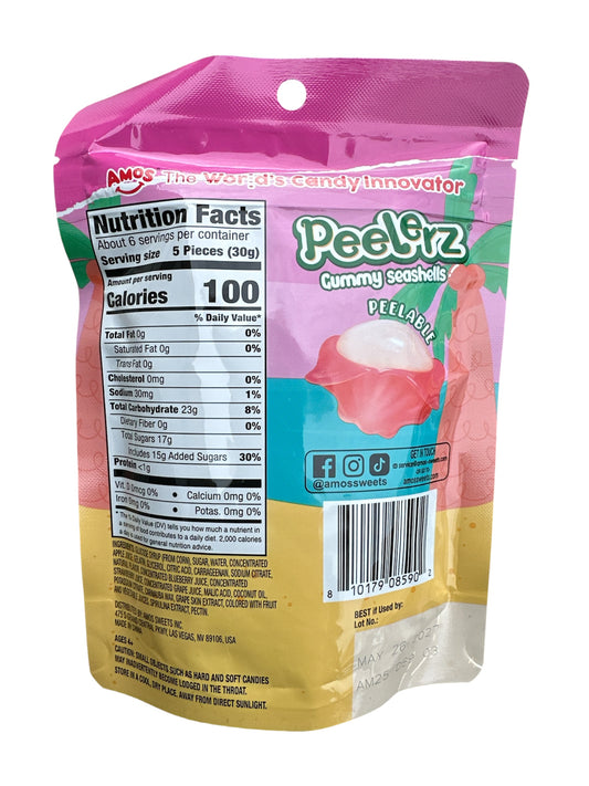Peelerz Seashells 6 oz bag