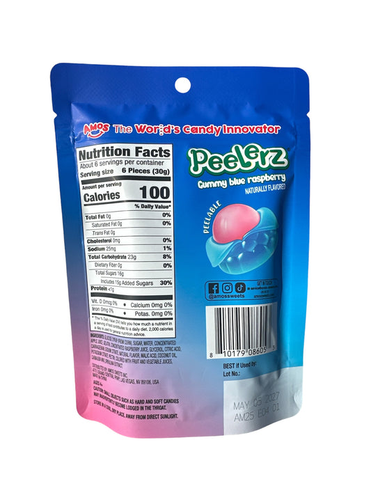 Peelerz Blue Raspberry 6 oz bag