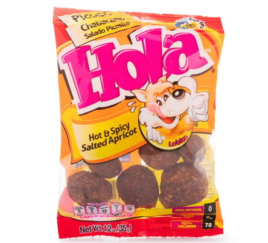 Hola Saladitos Hot & Spicy Salted Apricot 10 bags