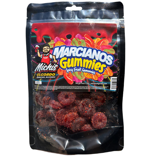 Michis El Gordo Marcianos Spicy Fruit Gummies 6 oz