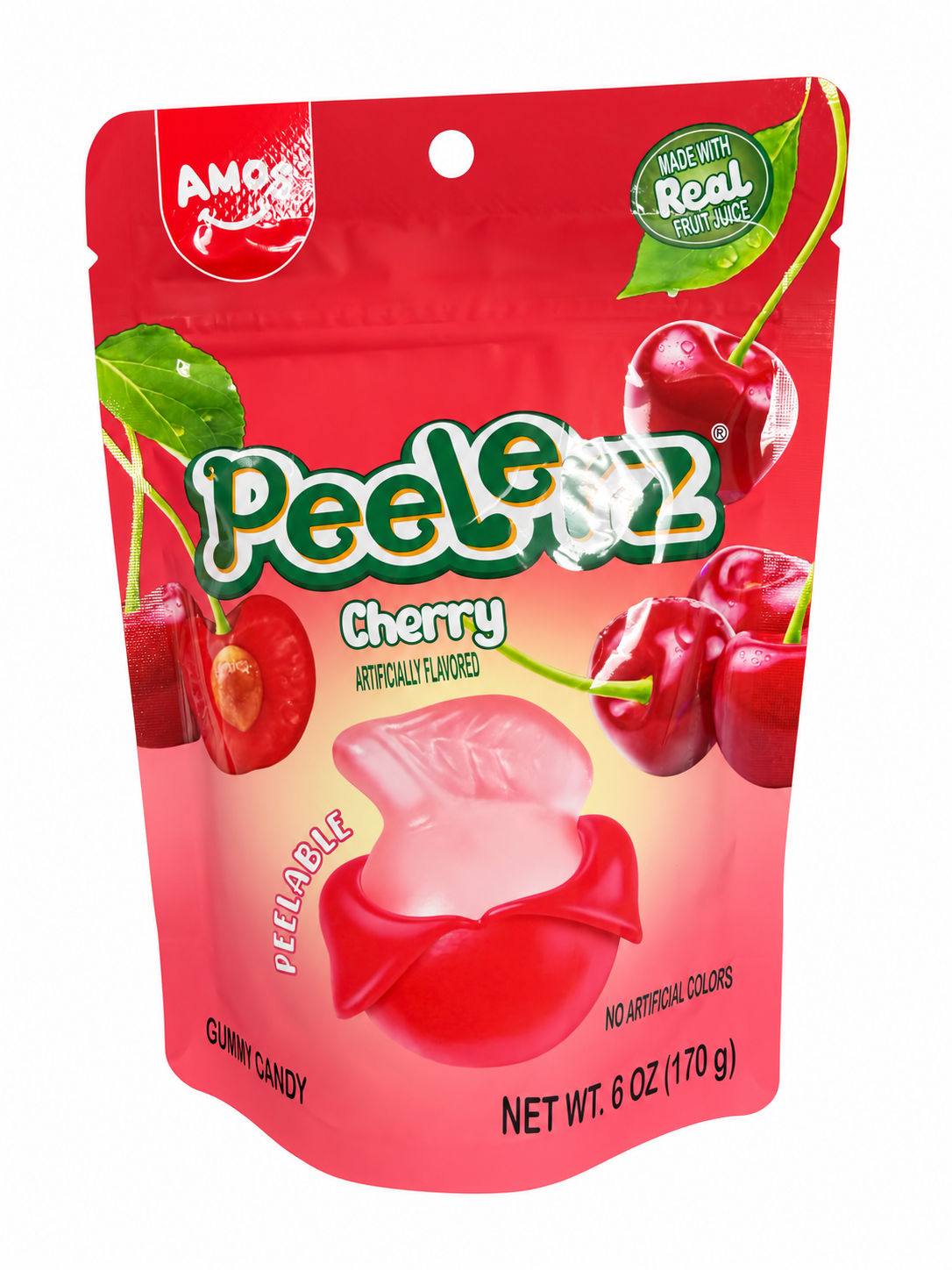AMOS Peelerz Cherry 6 oz front