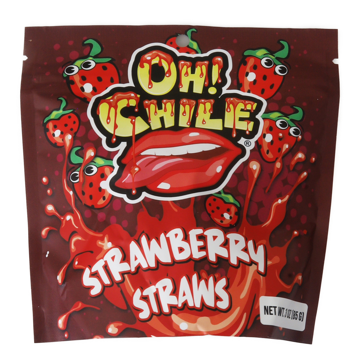 Oh! Chile Strawberry Straws 3 oz | 12pcs image 0