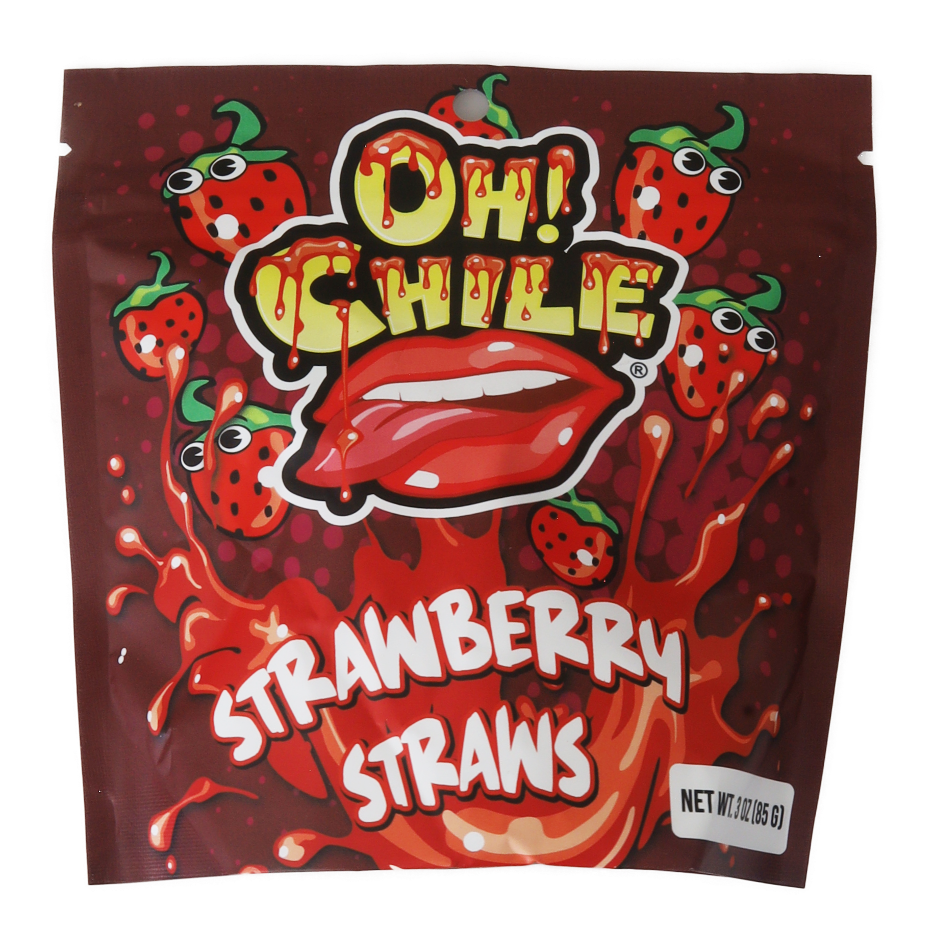 Oh! Chile Strawberry Straws 3 oz | 12pcs image 0