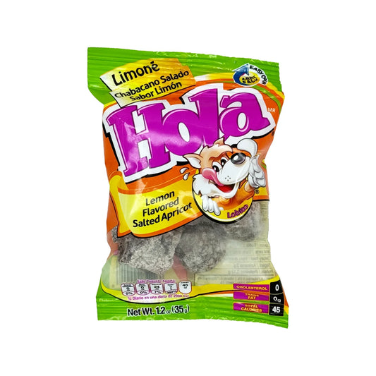 Hola Saladitos Lemon Flavored Salted Apricot